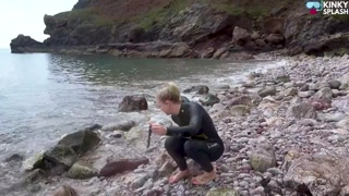 Neoprene Kink: Wet and Gagged in the Sea