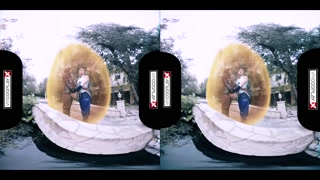 VR Cosplay Threesome Karlee Grey Abella Danger