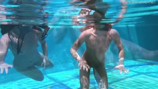 Jessica and Lindsay Skinny Dipping Together