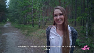 Forest Facial: Cumshot on Wild Nympho Outdoors