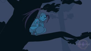 Ibuki Hunted in Sticky Threads
