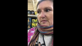 Flashing in Supermarket to Prove How Freezing Cold It Was